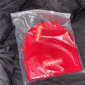 Supreme Bold Red Knit Hat